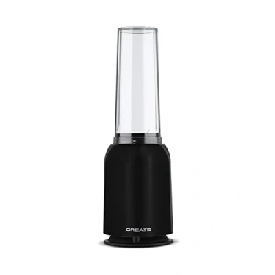 Afbeelding van CREATE Draagbare glazen blender Sappen Shakes of Smoothies 400ml Zwart MOI SLIM