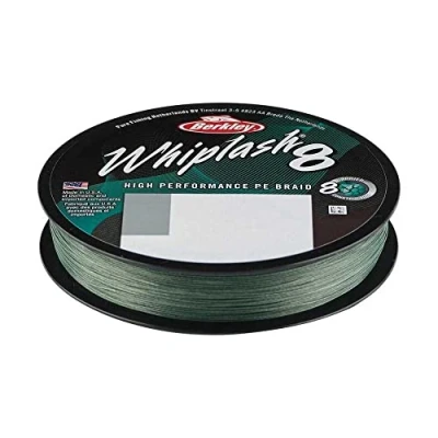 Afbeelding van Berkley Whiplash 8 Gevlochten lijn Green 0.14mm / 19.2kg (300m)