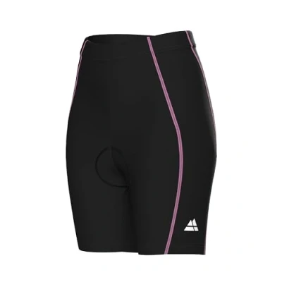 Afbeelding van DANISH ENDURANCE Fietsbroek Kort, voor Dames, Met Zeem, Zwart/Roze, XXL