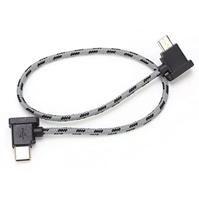 Afbeelding van Datakabel, RC Drone Haakse Type C Naar Micro USB Datakabel Compatibel met DJI Mavic Air 2 / Mini Afstandsbediening