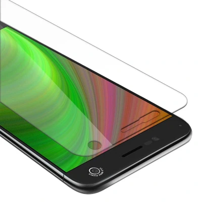 Afbeelding van Cadorabo Screenprotector geschikt voor ZTE Blade V8 Pantser film Beschermende in KRISTALHELDER Geharde (Tempered) display beschermglas 9H hardheid met 3D Touch
