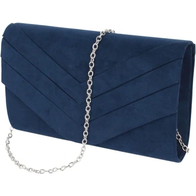 Afbeelding van Voarge Dames Clutch, Suède Handtas, Avondtas Onderarmtas Trouwtas Elegante Envelop Crossbody Schoudertas Kleine