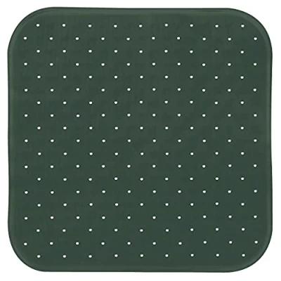 Afbeelding van MSV Douche/bad anti slip mat badkamer rubber groen 54 x cm Badmatjes