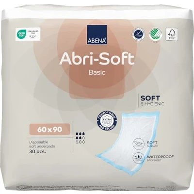 Afbeelding van Abena Abri Soft Basic Blauw 60 x 90 cm 1400 ml
