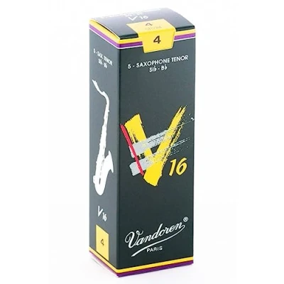 Afbeelding van Vandoren Tenor Saxofoon V16 Rieten 5 Stuks Verpakking Dikte 4.0