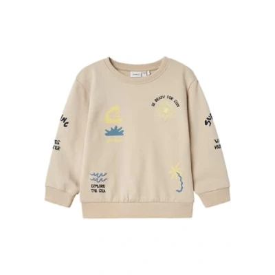Afbeelding van NAME IT Jongens Nmmfesab Ls Nreg Sweat Unb, Peyote, 116