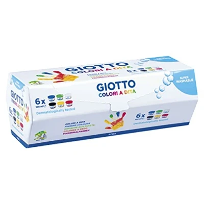Afbeelding van Vingerverf Giotto Multicolour 6 Onderdelen 100 ml