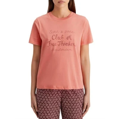 Afbeelding van Scotch &amp; Soda REGULAR FIT T Shirt WITH FRONT ARTWORK Dames Maat S