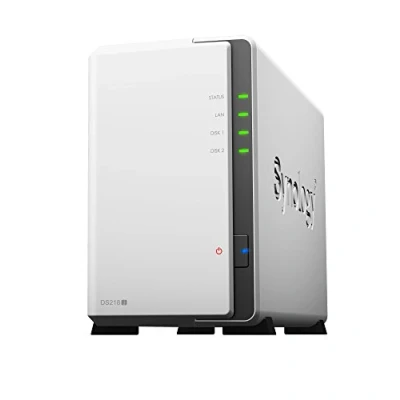 Afbeelding van Synology DS218J/8TB RED 8TB (2x 4TB WD rood) 2 Bay Desktop NAS eenheid