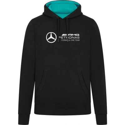 Afbeelding van Mercedes 3D Logo Hoody Zwart XXL AMG George Russel Kimi Antonelli Formule 1