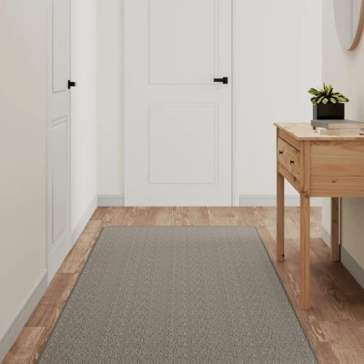Afbeelding van Tapijtloper 80x150 cm sisal look zilverkleurig