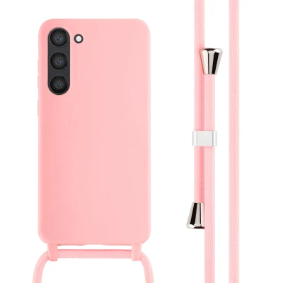 Afbeelding van Samsung Galaxy S23 Plus Hoesje Siliconen en TPU (zacht) iMoshion Softcase/Koordhoesje/Backcover Roze Telefoonhoesje