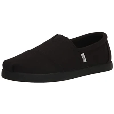 Afbeelding van TOMS Instappers, Heren, Maat: 44, Black Textiel