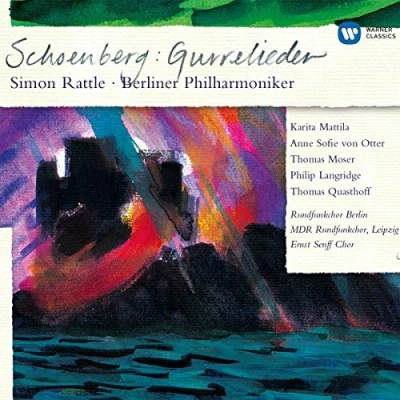 Afbeelding van Schoenberg: Gurrelieder / Rattle, Mattila, von Otter, Moser et al