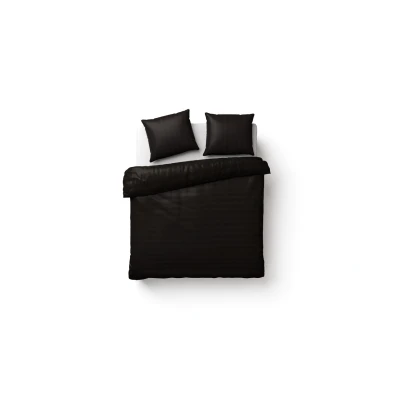 Afbeelding van Karlsson Dekbedovertrek Brit 200 x 200/210/220 cm zwart