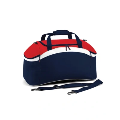 Afbeelding van BagBase Unisex&#039;s BG572FNCR Teamwear Holdall, Frans Navy/Klassiek Rood/Wit, Medium