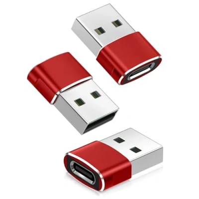 Afbeelding van Basesailor USB C Buchse auf Stecker Adapter 3Pack, Typ A Ladekabel für iPhone 16 15 14 13 Mini Pro Max,Airpods iPad 8 Air 4,Samsung Galaxy Note 10 20 S20 FE Plus,S21 21 Ultra A71 A90