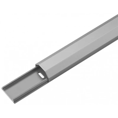 Afbeelding van Kabelgoot muur Goobay 110 x 3.3 cm (Aluminium, Grijs)