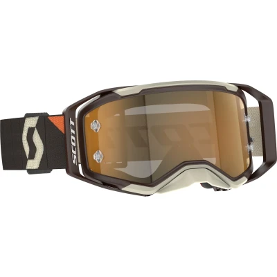Afbeelding van Scott Prospect 2.0 AMP Crossbril Deeo Bruin / Beige (Lens: Goud Chrome Works)