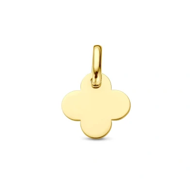 Afbeelding van Hanger Klavertje 14K Geelgoud Elegant Symbool van Geluk