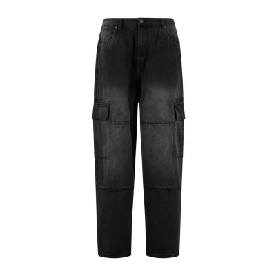 Afbeelding van Urban Classics Tapered Heavy Ounce Baggy Cargobroek Taille, 36 inch Zwart