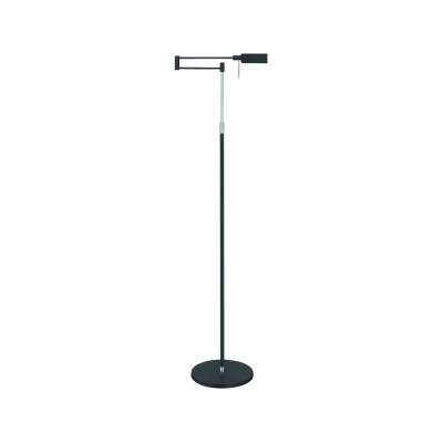 Afbeelding van HighLight LED vloerlamp New Bari, zwart, hoogte 139 cm, metaal, dimmer