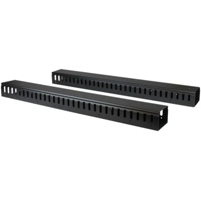 Afbeelding van StarTech.com Verticale kabelmanager met kabelgeleiders 0U 1,8 m