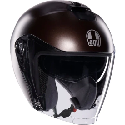 Afbeelding van AGV Irides Mono Jet Helm, bruin, afmeting XS voor man