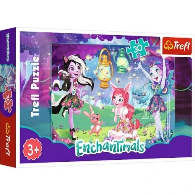 Afbeelding van Trefl 5900511182361 puzzel (puzzel, tekeningen, kinderen, enchantimals, jongen/meisjes, 3 jaar (e))