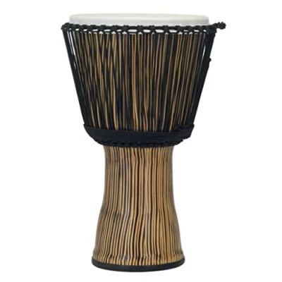 Afbeelding van Pearl PBJVR 12/698 Rope Tuned djembe Zebra Grass 12 inch