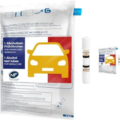 Afbeelding van ACE Alcoholtester Wit, Blauw, Geel 0.0 tot 0.5 ‰ Met NFX keurmerk