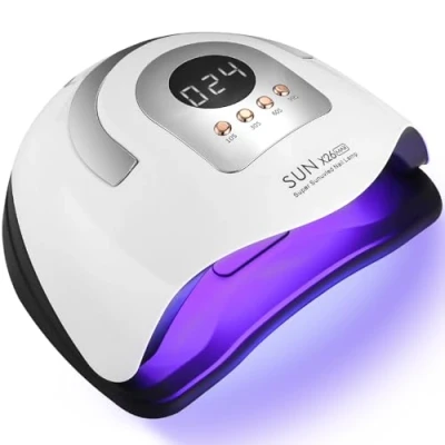 Afbeelding van Zawaer UV lamp voor gelnagels, 380 W, led lamp, nagels gelpolish met digitaal display, 81 lampkralen, automatische sensor, 4 timerinstellingen, nagellakdroger salon en thuis