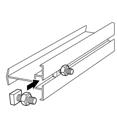 Afbeelding van 6 stuks! Inox bout moer / boulon ecrous 10 X Royal Well