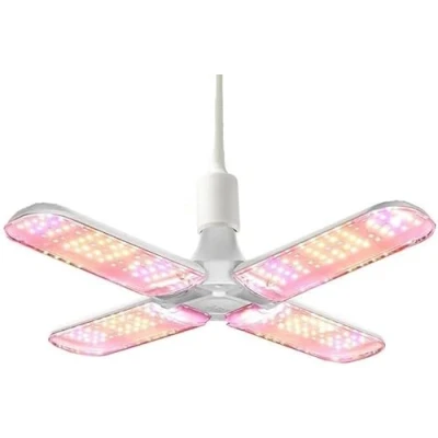 Afbeelding van Hobaca 48W LED Plant Lamp, E27 240 LED&#039;s Full Spectrum Groeilampen, Groei Lamp Vergelijkbaar Met Zonlicht Voor Kamerplanten, Kas, Hydrocultuur Planten En Groenten, Zaailing Bloemen