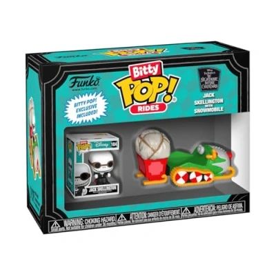 Afbeelding van Funko Bitty Bop Rides Jack Skellington With Snowmobile