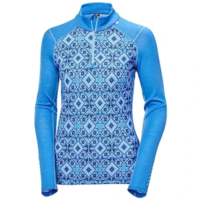Afbeelding van Helly Hansen Dames W LIFA Merino Midw Gra 1/2 Zip Ls Baselayer