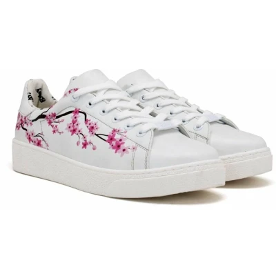 Afbeelding van Goby Blossom Charm Dames Sneakers Vegan Handmade Maat 36