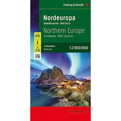 Afbeelding van F&amp;B Wegenkaart Noord Europa Scandinavië: Schaal 1 : 2.000.000: AK 2001