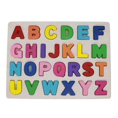 Afbeelding van KanCai Houten Alfabet Puzzel Voor Peuters Chunky Size Peg Puzzle Alphabet Board Early Learning Educatief Speelgoed