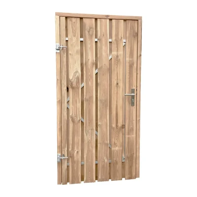 Afbeelding van Schutting tuinpoort compleet Douglas Poort: 195 cm 130 Tuingigant