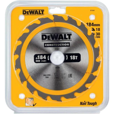 Afbeelding van DeWalt Accessoires Cirkelzaagblad 184x30x18t, positief 20, kerf 2,6mm DT1941 QZ