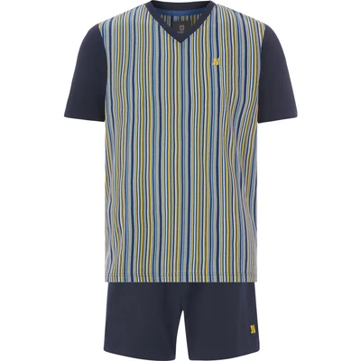 Afbeelding van Jan Vanderstorm Helmwald SET Pyjama, Heren, Maat: Large, Dunkelblau