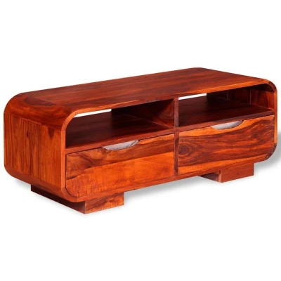 Afbeelding van Salontafel 90x40x35 cm massief sheeshamhout