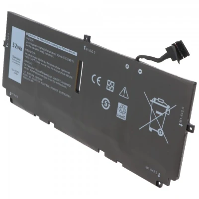 Afbeelding van Accu geschikt voor Dell XPS 13 9300, Li Polymer, 7.6V, 6840mAh, 52Wh