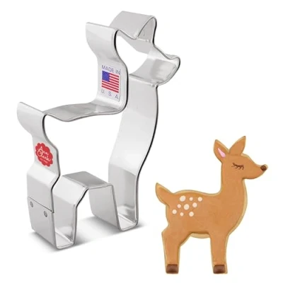 Afbeelding van Ann Clark Cookie Cutters Hertje/Reekalf Koekjesvorm, 10,8 cm