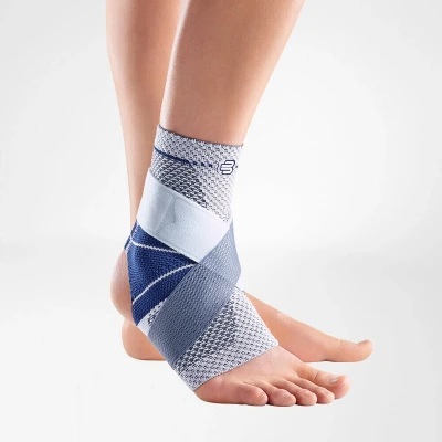 Afbeelding van Bauerfeind MalleoTrain S Open Heel Enkelbrace 5 Rechts Grijs