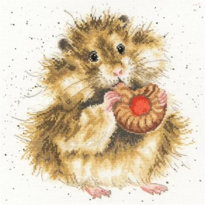 Afbeelding van Bothy Threads Kruissteek set &quot;Het dieet begint morgen&quot;, 26x26cm, XHD37, telpatroon