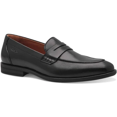 Afbeelding van Tamaris Instappers, Heren, Maat: 45, Black Leer