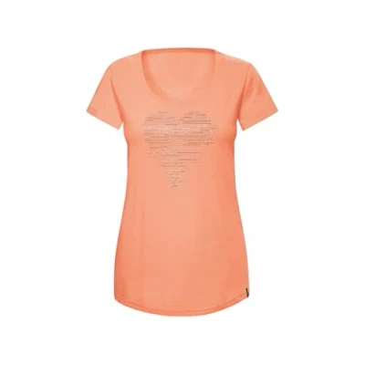Afbeelding van TRIGEMA T shirt met glinsterend hart motief (1 delig)