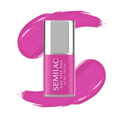 Afbeelding van Semilac One Step 3 in 1 uv nagellak S685 Pink Purple 7 ml